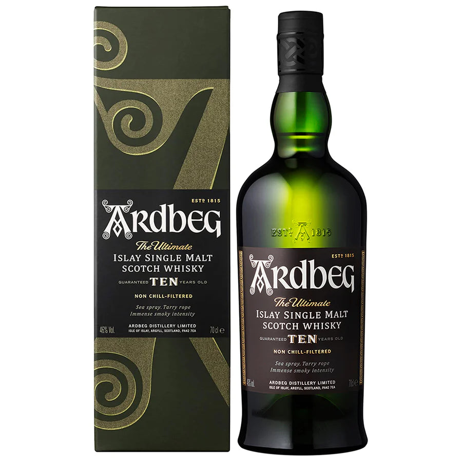 Ardbeg 10 Year Old Single Malt Whisky -Buy Online Whisky Library