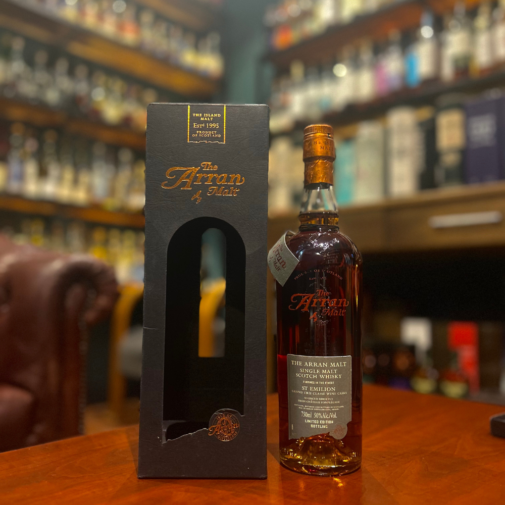 Arran St Emillion Grand Cru Scotch Whisky Box