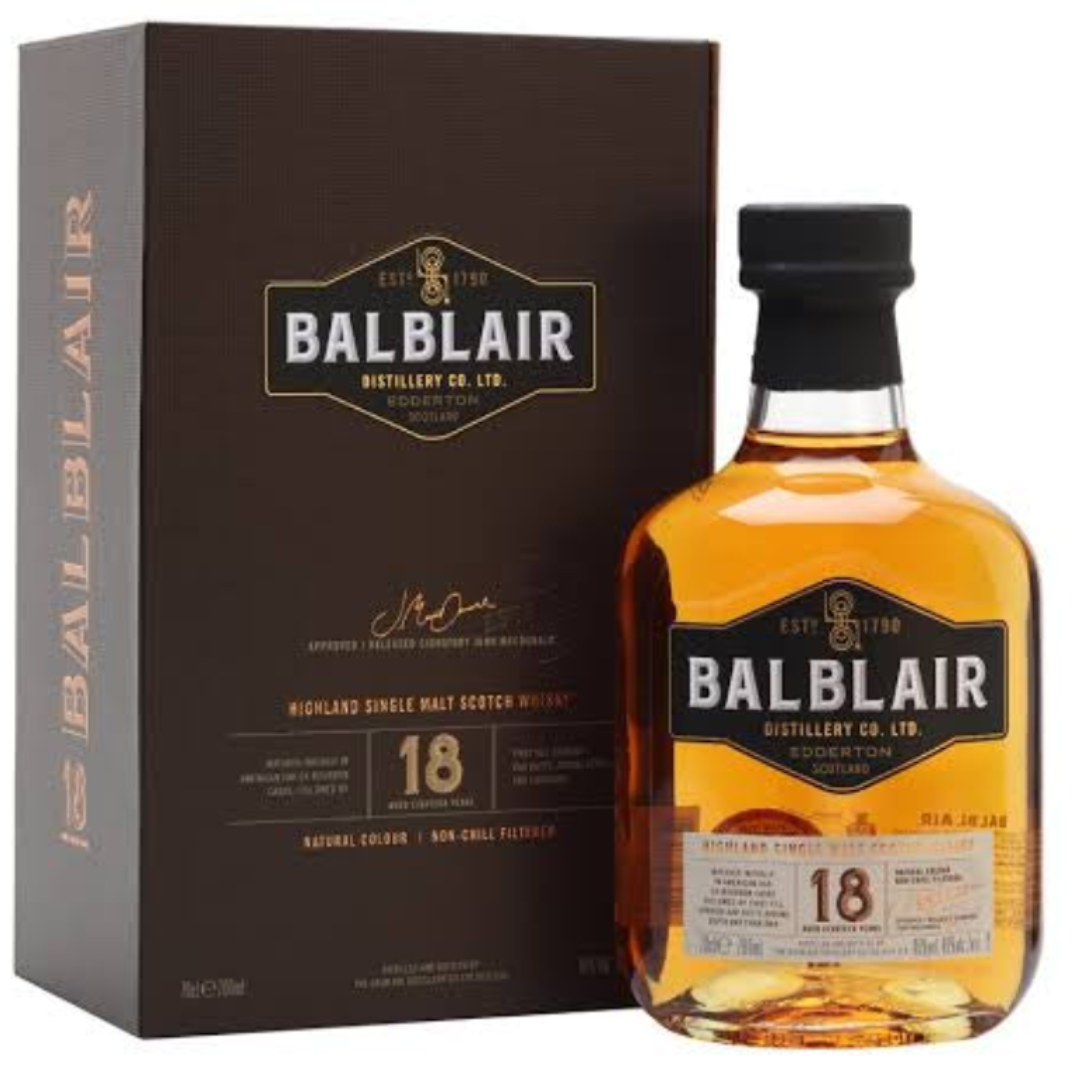 Balblair 18 Year Old Whisky box