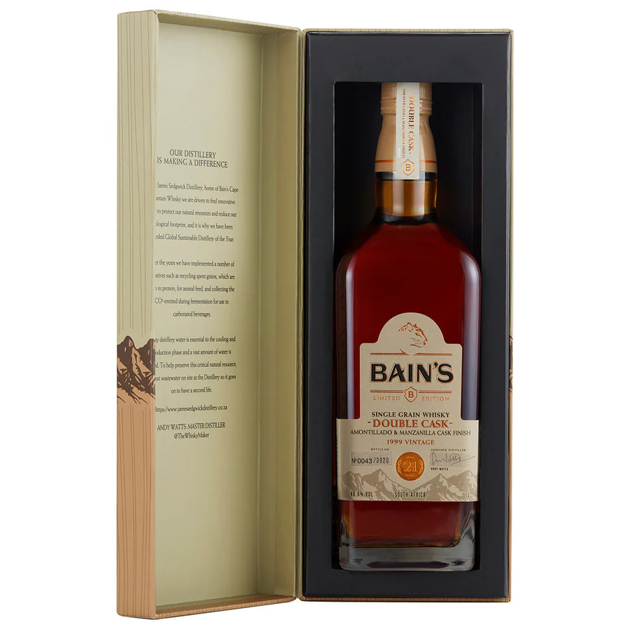 Bains 21 Double Cask in the box