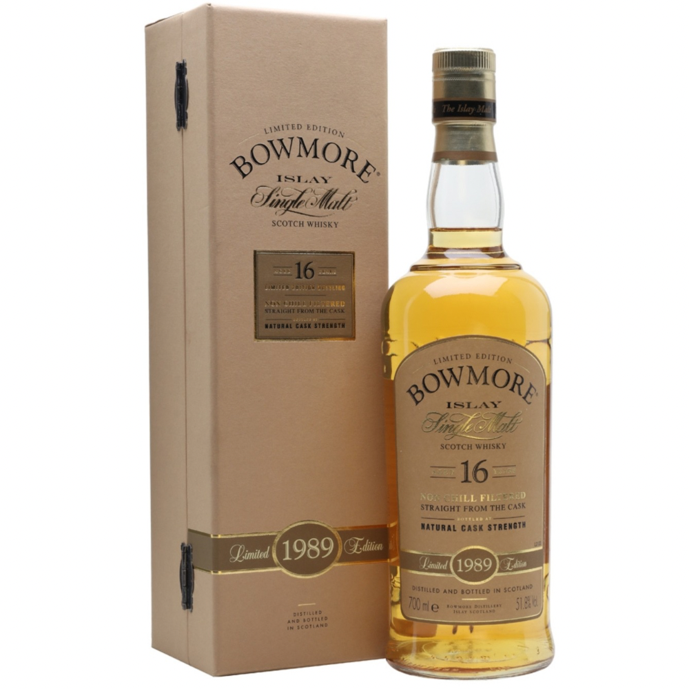Bowmore 16 1989 whisky Box