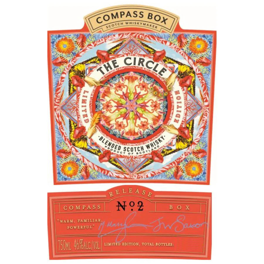 Compass Box Circle II label