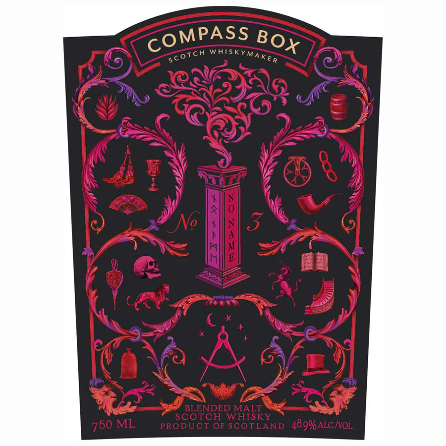 Compass Box No Name III label