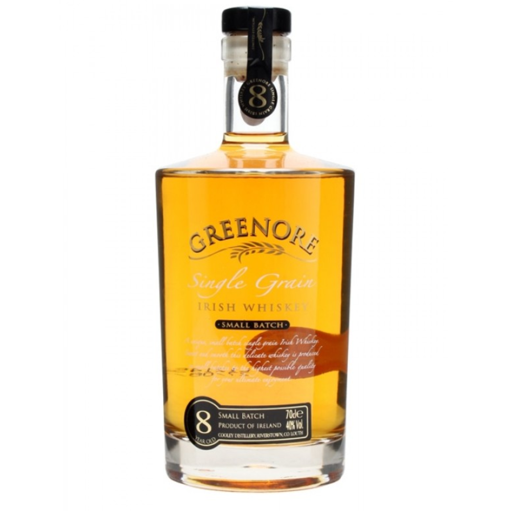 Greenore 8 Year Old Single Grain Irish Whiskey Bottle