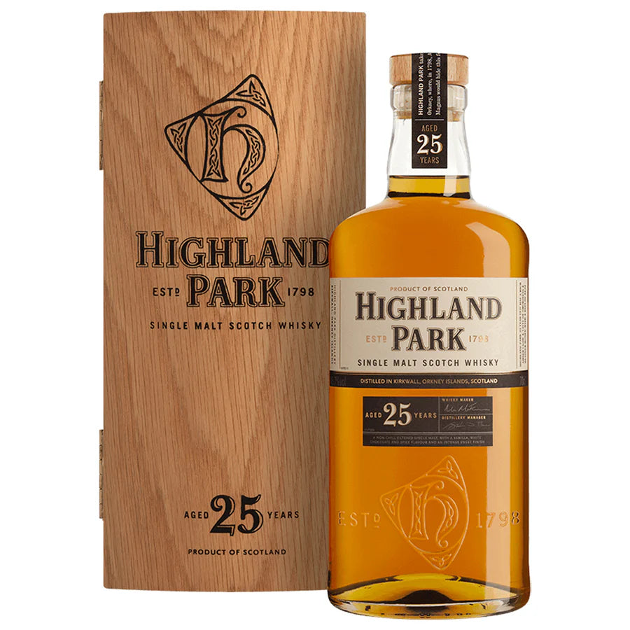 Highland Park 25 Old Presentation box