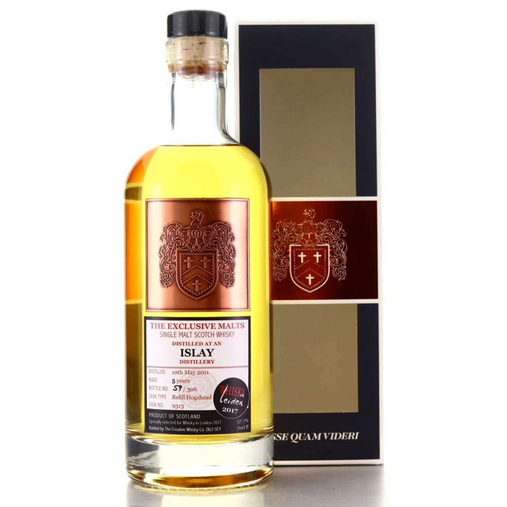 Isle of Islay 2011 Exclusive Malts 5 Year Old box