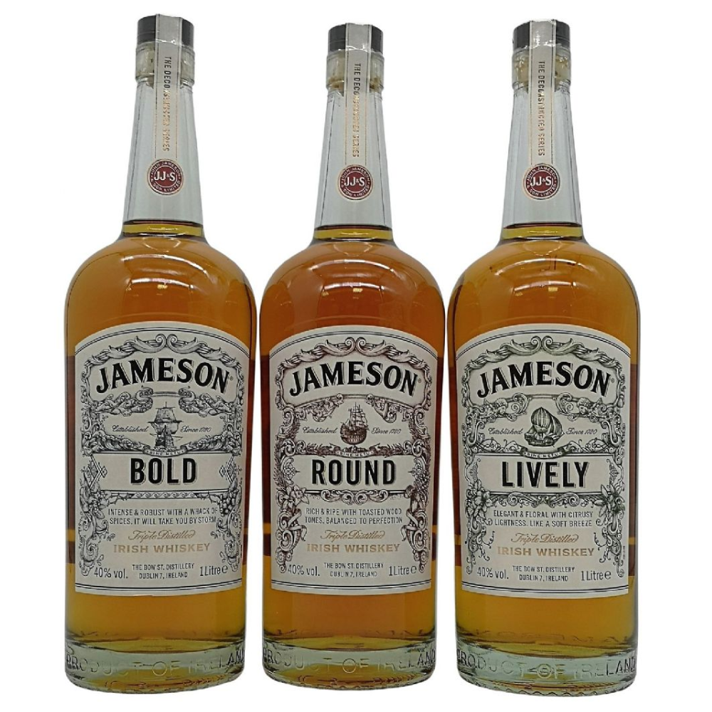 Jameson Deconstructed - Bold, Lively & Round (3 bottle lot)