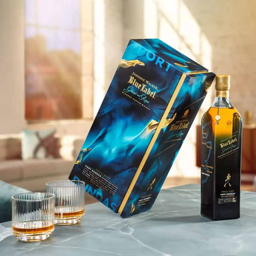 Johnnie Walker Blue Label Ghost and Rare Port Dundas Edition IMG