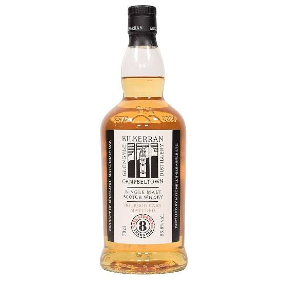 Kilkerran 8 CS Bourbon Cask 2022 Bottle