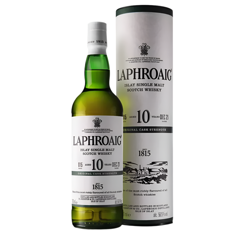 Laphroaig 10 Year Old batch 15 Cask Strength Tube