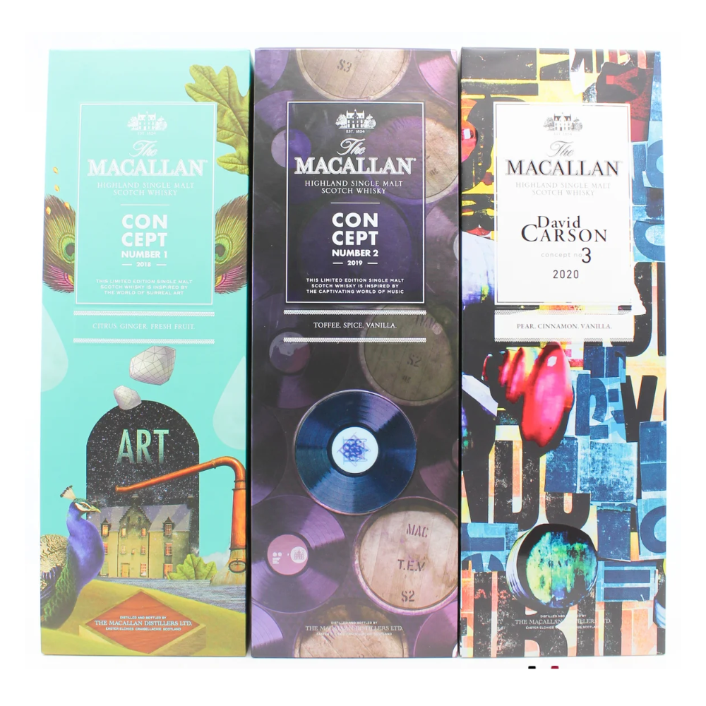 The Macallan Concept Set 1_2_3 Box