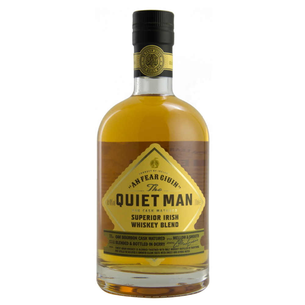 The Quiet Man Superior Irish Whiskey Oak Cask Matured3w