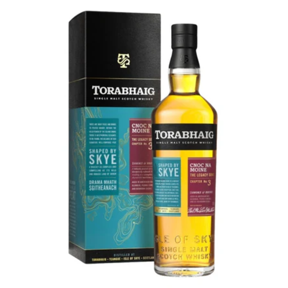 Torabhaig Cnoc Na Moine The Legacy Series Chapter3 bottle with a box