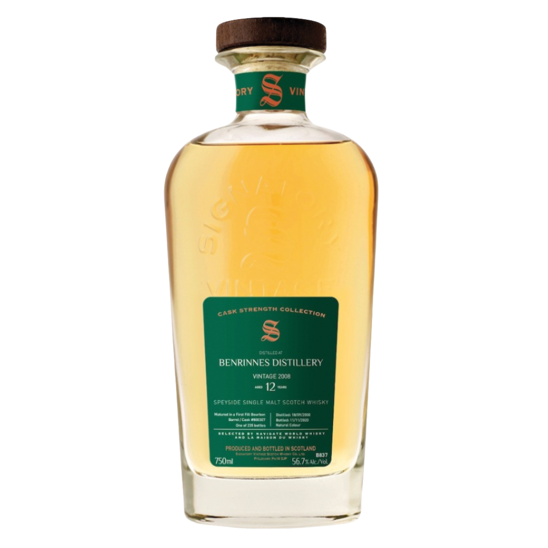 Signatory Benrinnes 12 Year Whisky Bottle