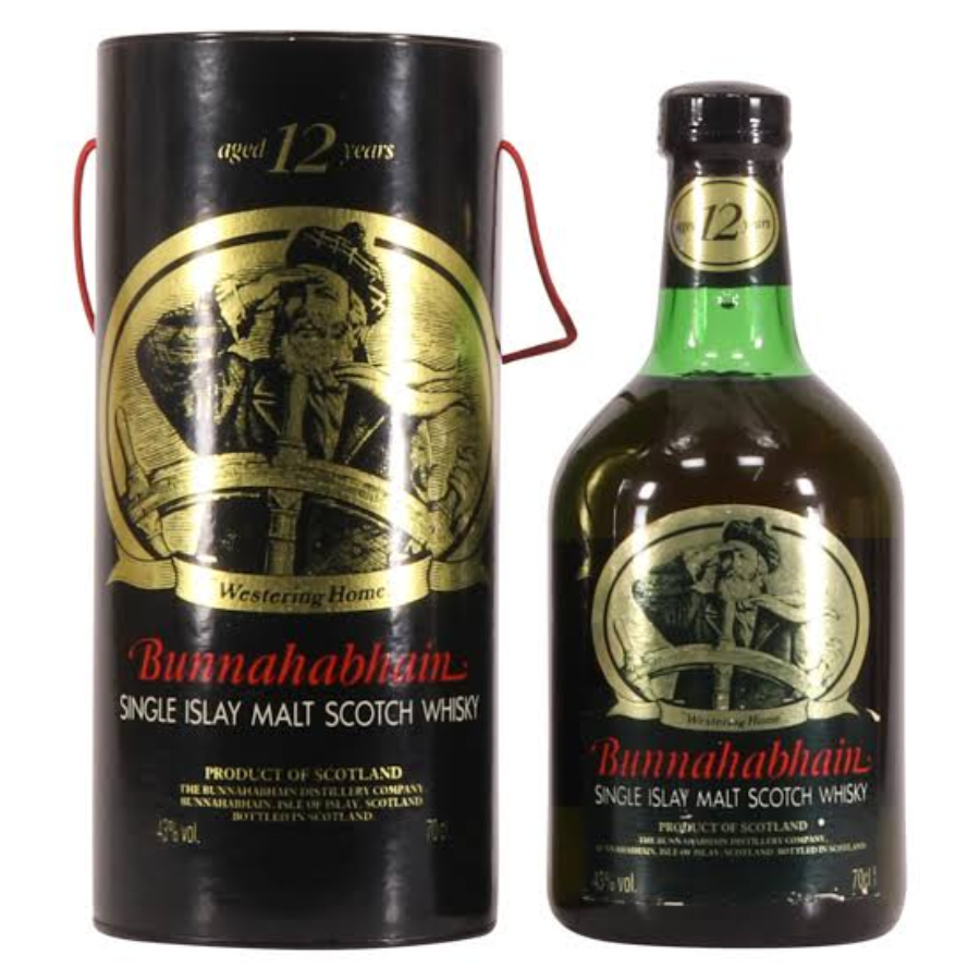 Bunnahabhain 12 Year Old 1980s Bottling with original presentation box