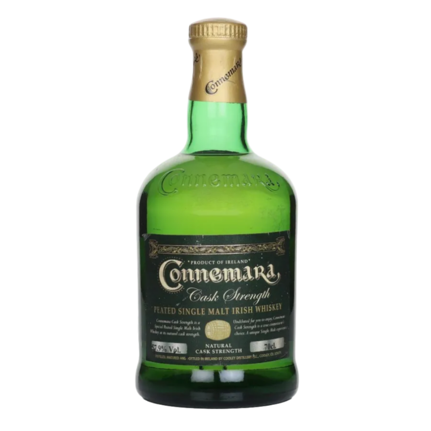 Connemara Cask Strength 1990s old bottling with original presentation box