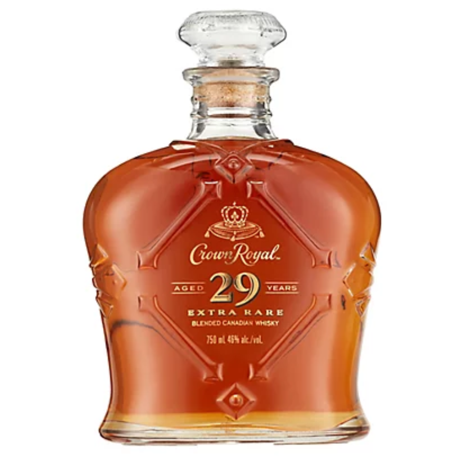 Crown Royal 29 Year Extra Rare Canadian Whisky bottle