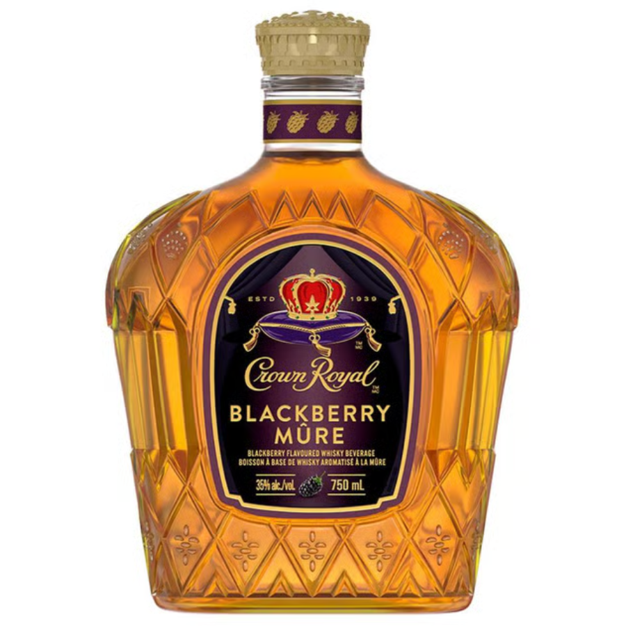 Crown Royal Blackberry Whisky bottle