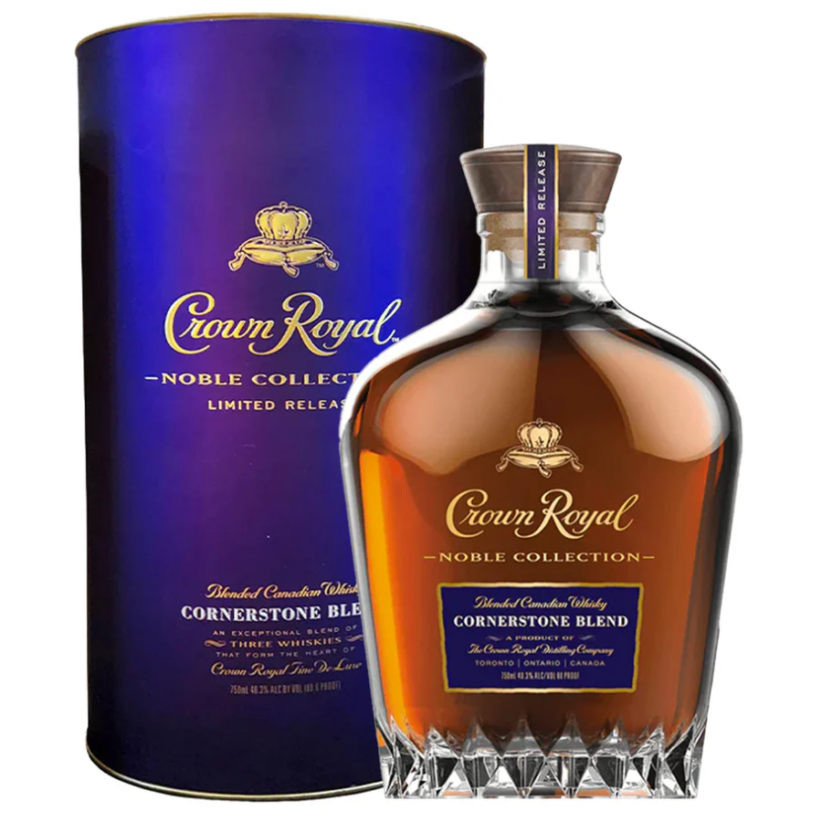 Crown Royal Cornerstone Blend Whisky Bottle and Box