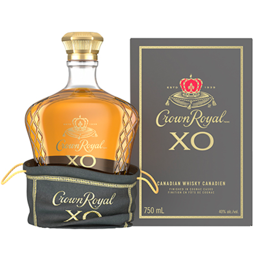 Crown Royal XO Blended Canadian Whisky with box