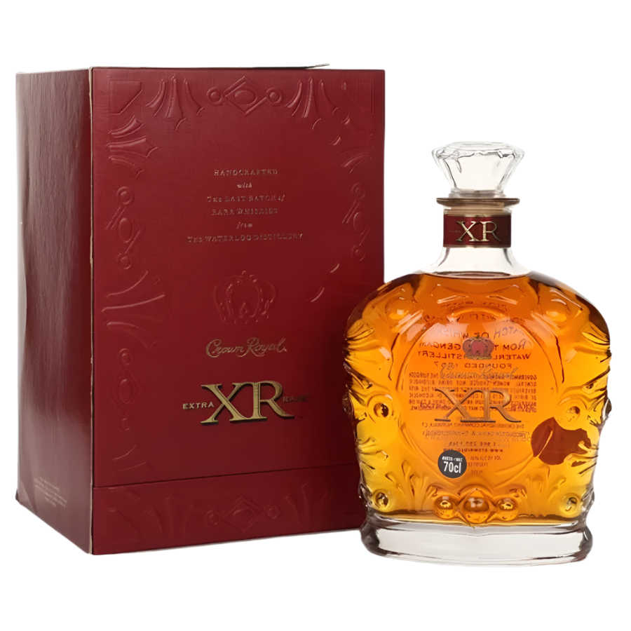 Crown Royal XR Extra Rare Waterloo bottle with presentation box