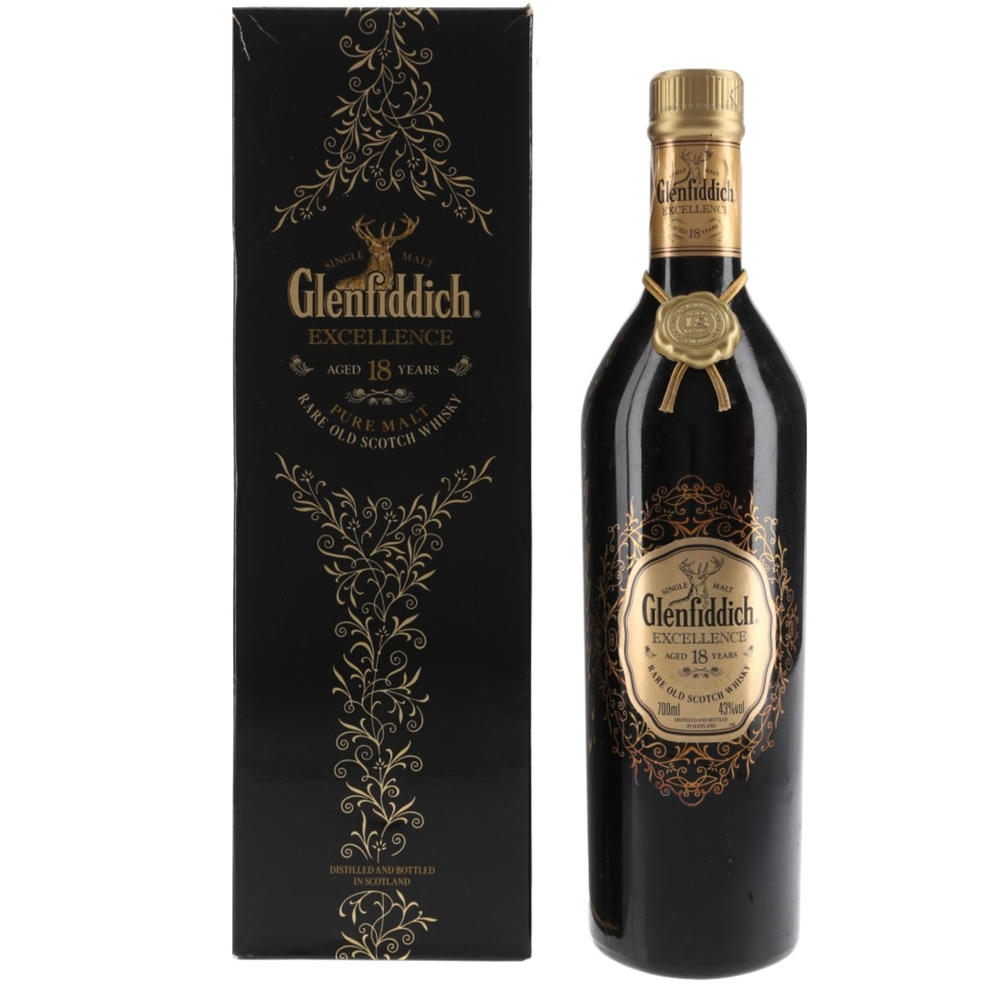 Glenfiddich Excellence 18 Year Old single malt with box