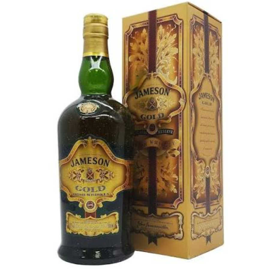 Jameson Gold Special Reserve Irish whiskey with original presentation carton
