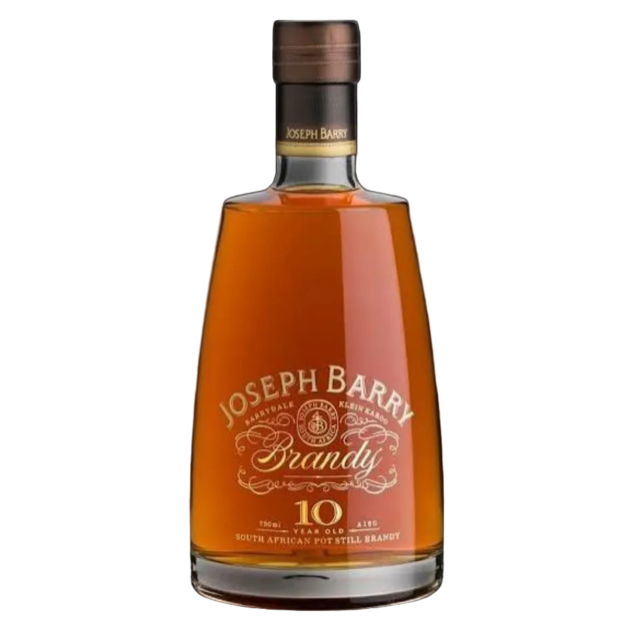 Joseph Barry 10 Year Old South African brandy 750ml 38% ABV bottle