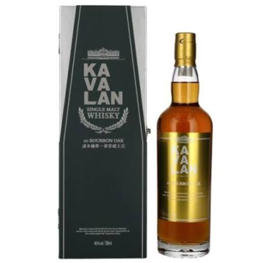 Kavalan Ex-Bourbon Oak Single Malt Whisky 46% ABV with presentation box