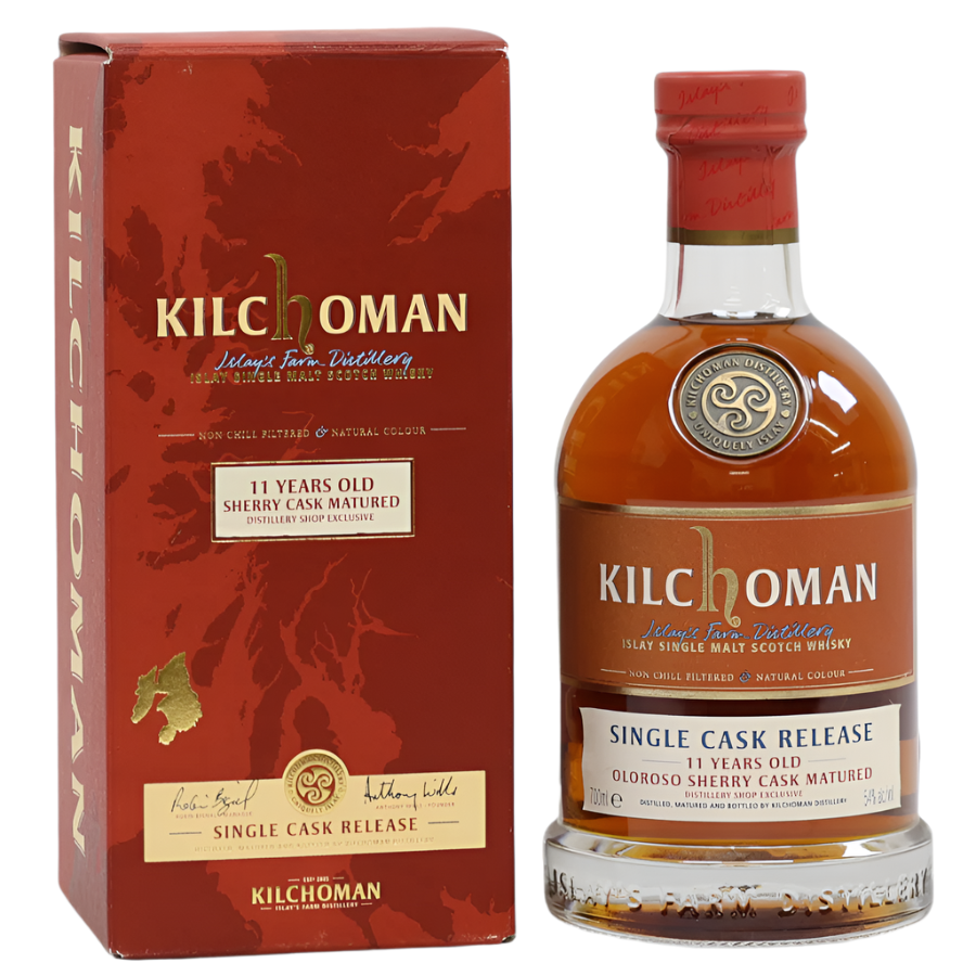 Kilchoman 11 Year Old 2007 whisky with box