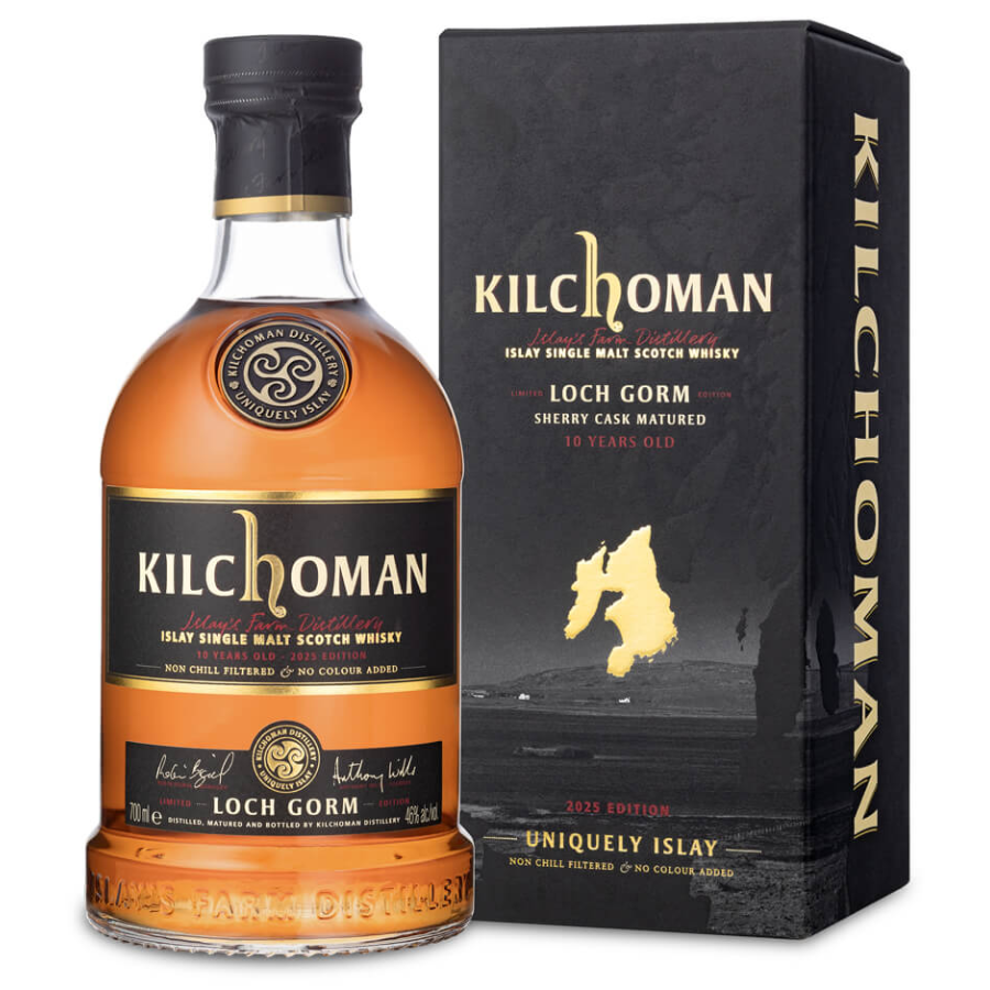 Kilchoman Loch Gorm 2025 10 Year Old Oloroso sherry cask whisky with original box