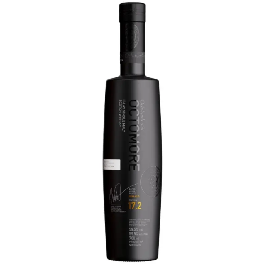 Octomore 17.2 5 Year Old Islay single malt Scotch whisky 700ml bottle at 59.5% ABV