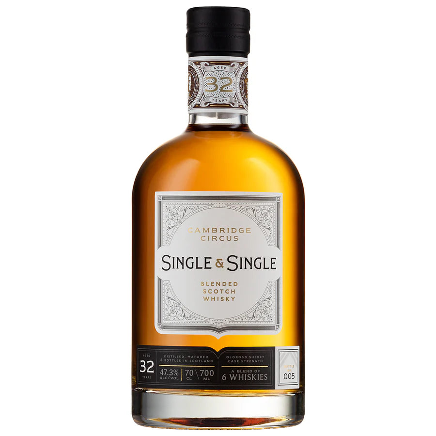 Single and Single Cambidge Circus 32 year Old Whisky