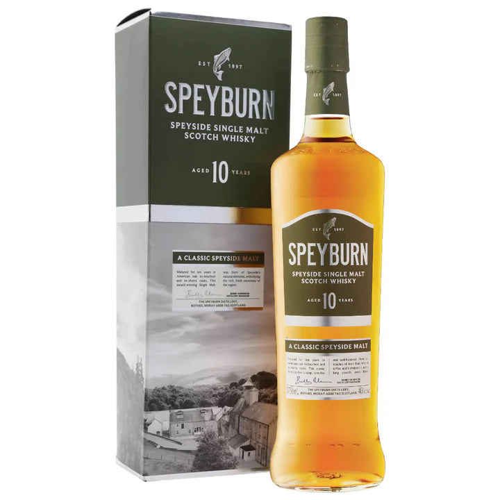 speyburn 10yo box in the white background