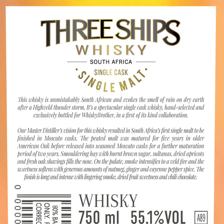 Three Ships 7 Year Old Moscato Cask WB