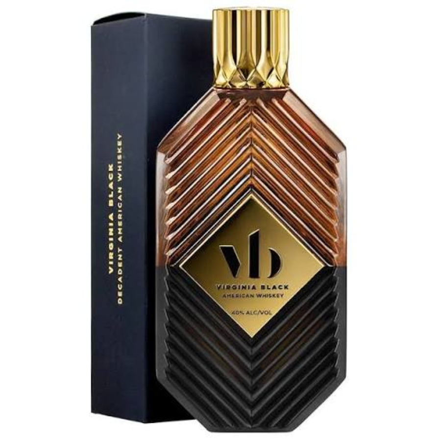 Virginia Black Decadent American Whiskey by Drake with original presentation box