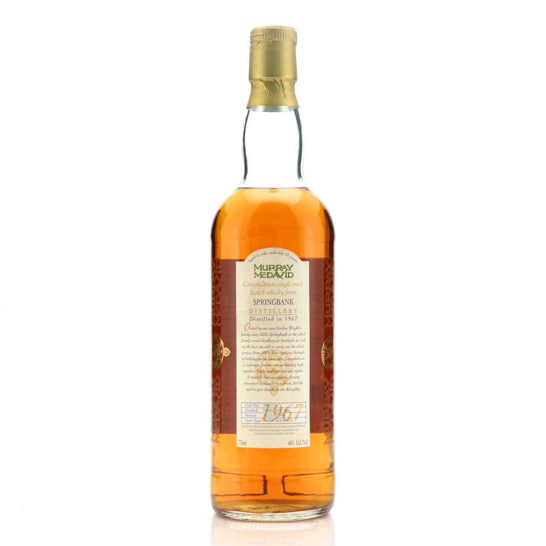 Murray Mcdavid Springbank 1967 31 Year Old