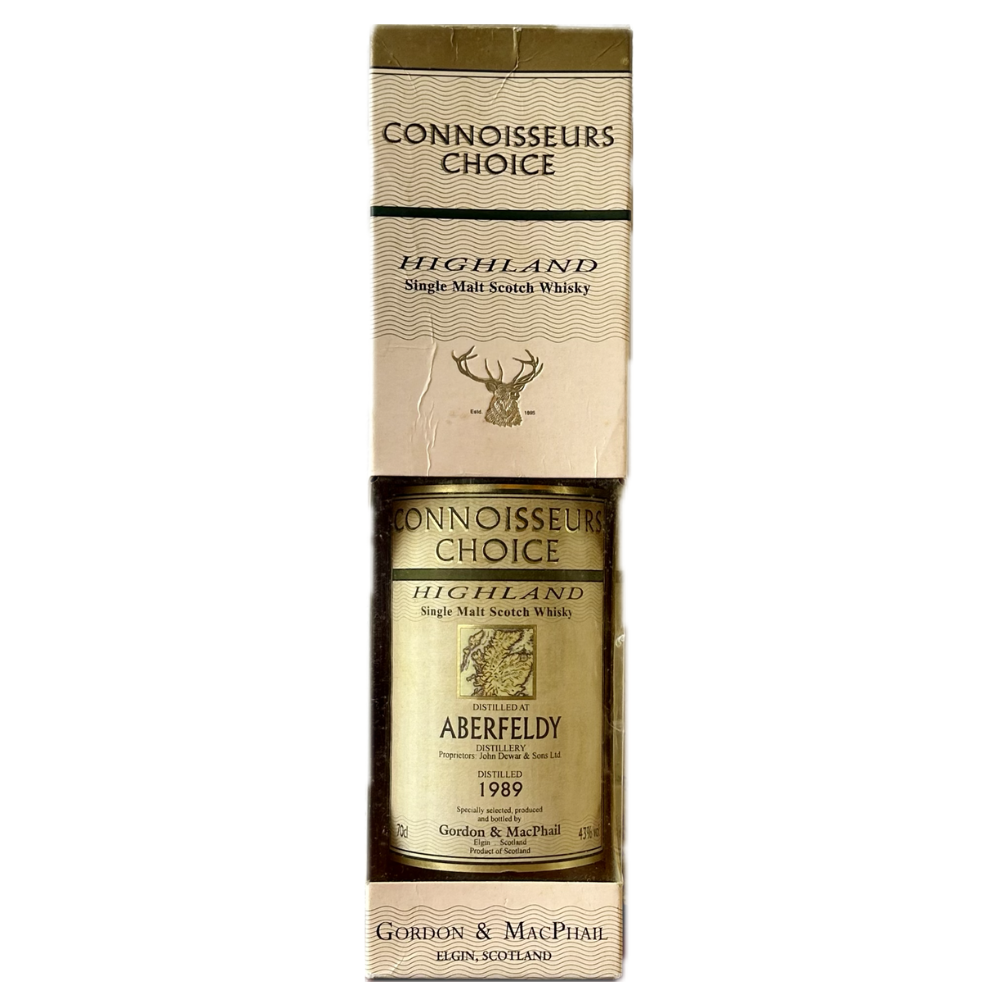 Aberfeldy 1989 Gordon_MacPhail Connoisseurs Choice Whisky CASE