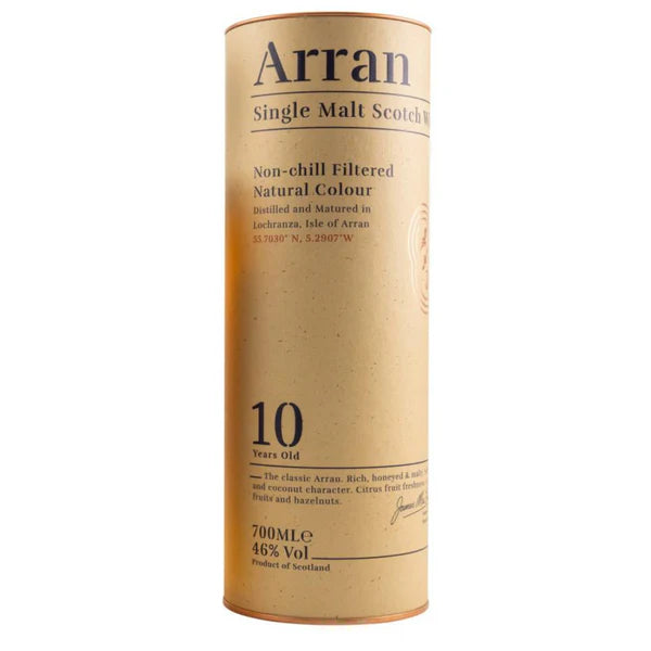 Arran 10 Years Scotch Whisky Tube