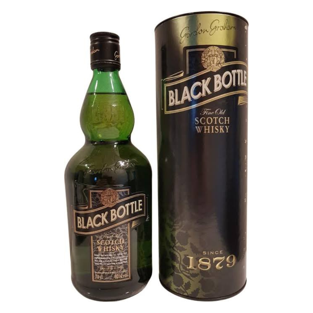 Black Bottle Older Presentation tube