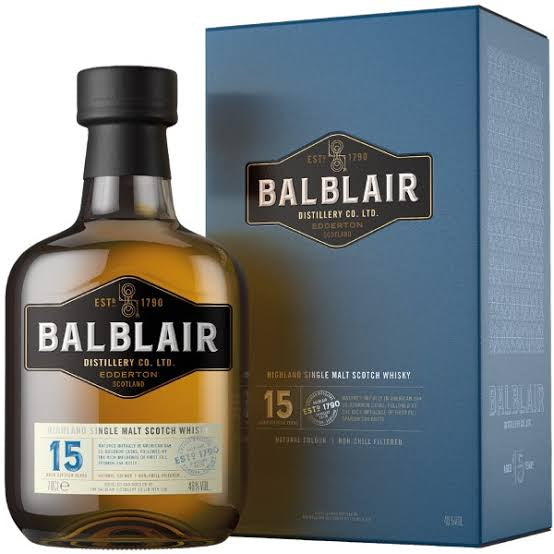 Balblair 15 Year Old  Whisky and box