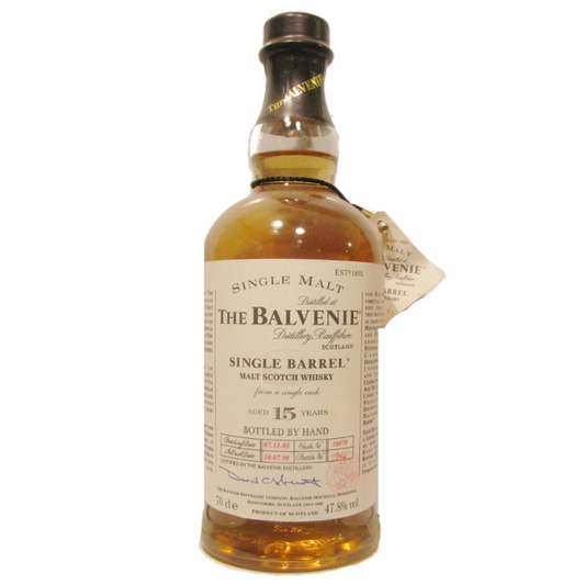 The Balvenie Single Malt Scotch Whisky 15 years old Bottle