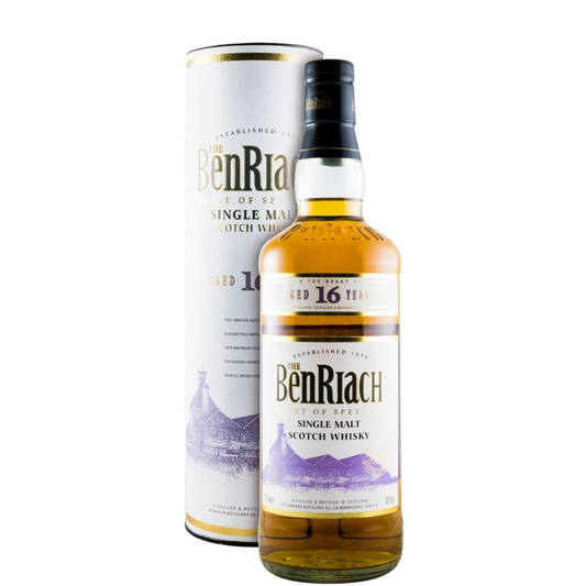BenRiach 16 Year Old Scotch Whisky with Tube