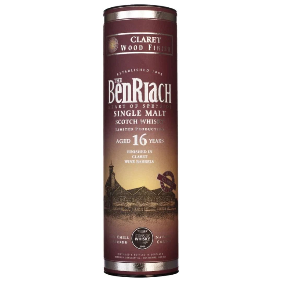 Benriach 16 Claret Wood tube