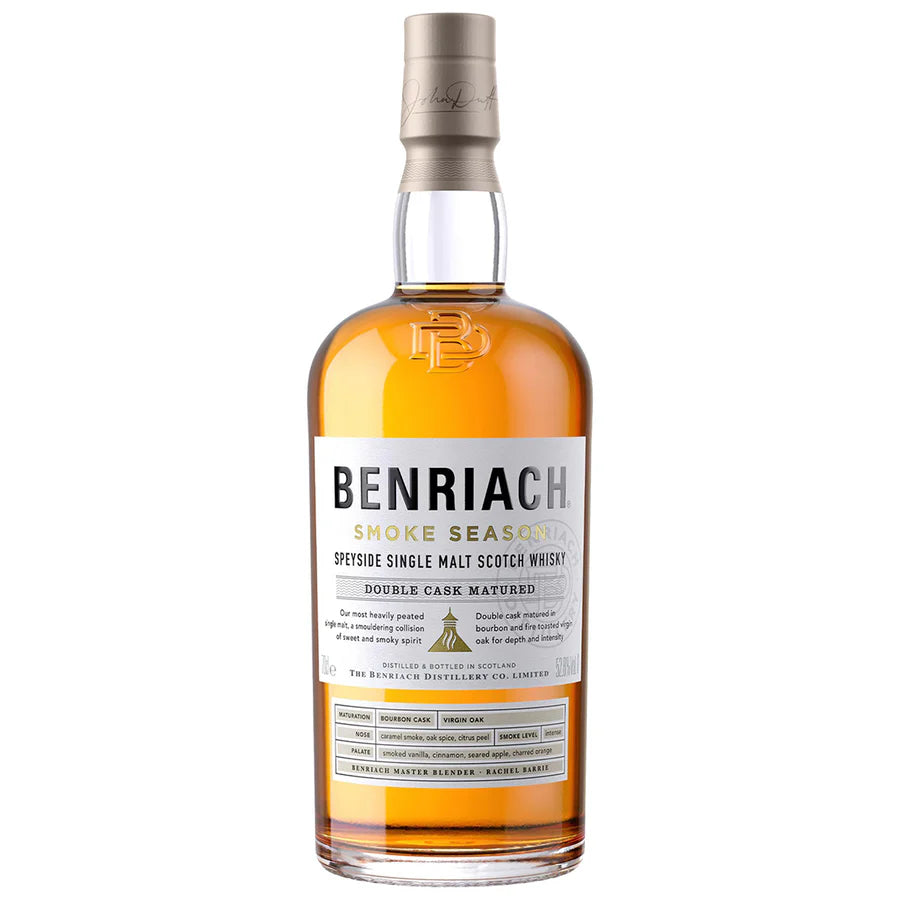 Benriach Smoke Season bottle in the white background