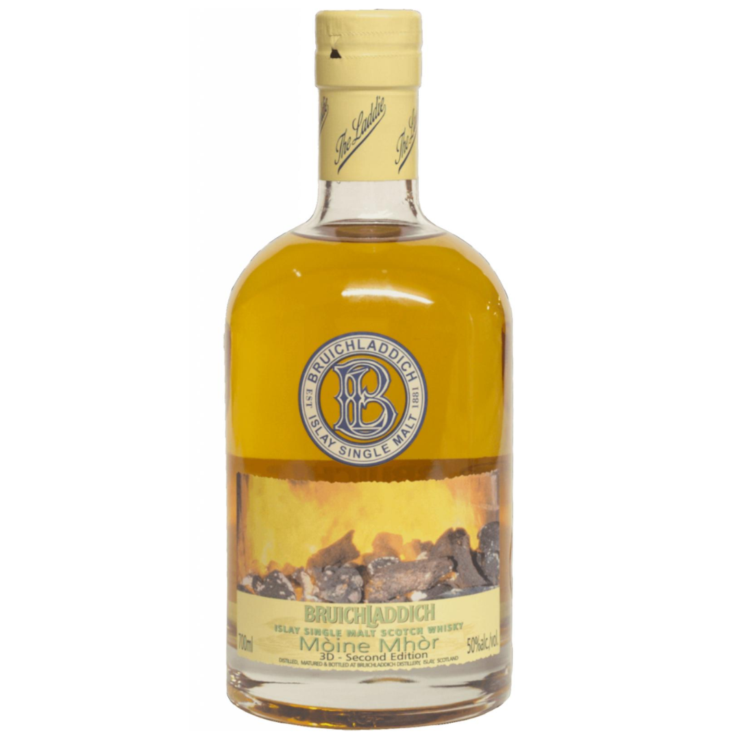 Bruichladdich Moine Mhor 2nd Edition 3D bottle in the white background