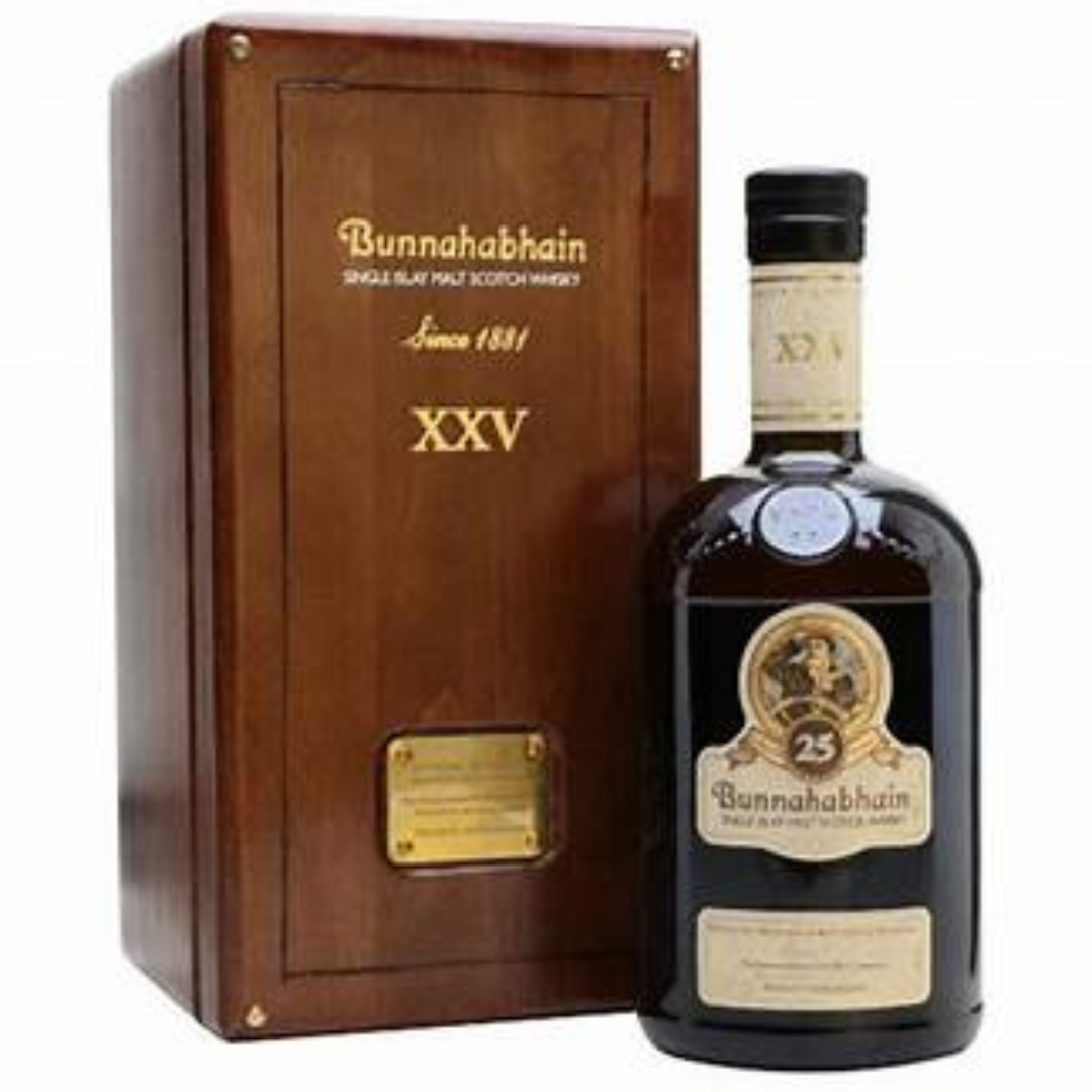 Bunnahabhain 25 Old Presentation Wooden box Whisky