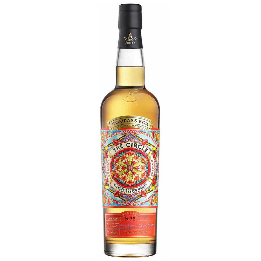Compass Box Circle II bottle in the white background