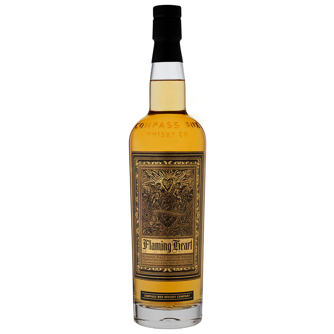 Compass Box Flaming Heart 4th Edition Bottle in the white background