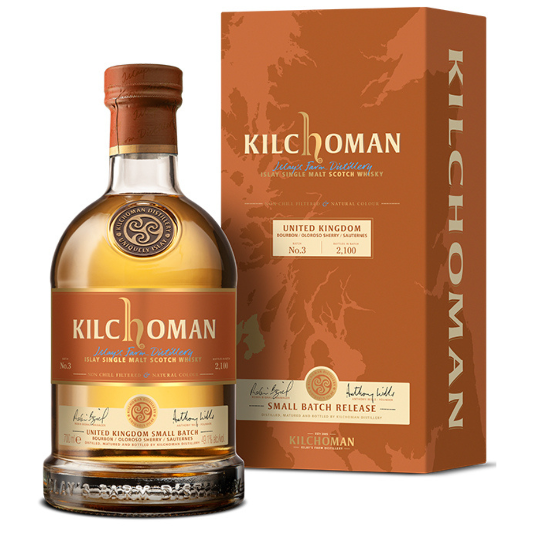 Kilchoman UK Small Batch 3 Box